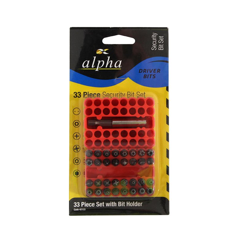 33 Piece Security Bit Set