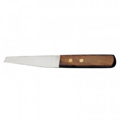 Stainles Steel Boot Knife with Wood Handle