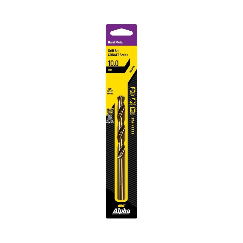 Alpha Cobalt Drill 10.0mm