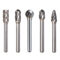Alpha 5 Piece Carbide Burrset AL Cut 1/4" Shank