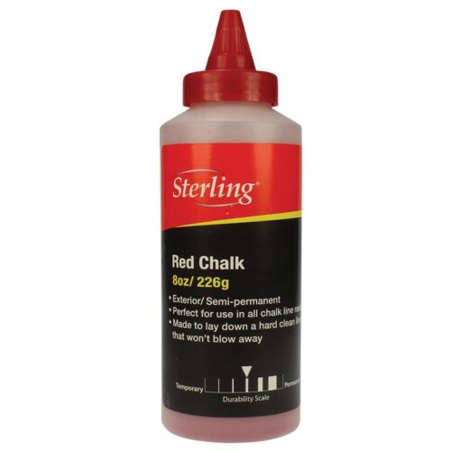 Sterling Red Chalk Refill 226g – Exterior Semi Permanent