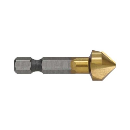 Alpha Countersink 3 Flute 13mm TiN 1/4in Hex Shank Carded