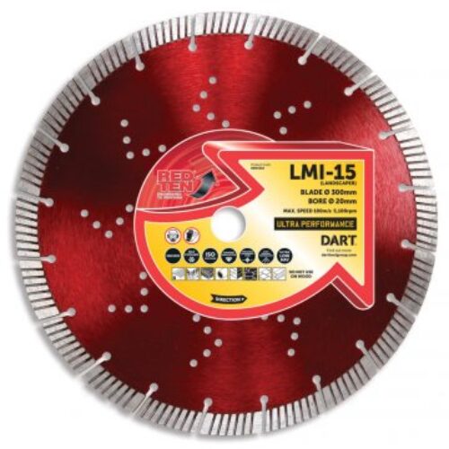 DART Red Ten LMI-15 Ultra Blade 300 x 22mm Bore x 115 Segment