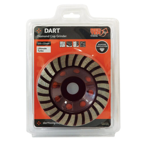 DART Red Ten Cup Grinder Ultimate Turbo 180mm x 22.23 Bore