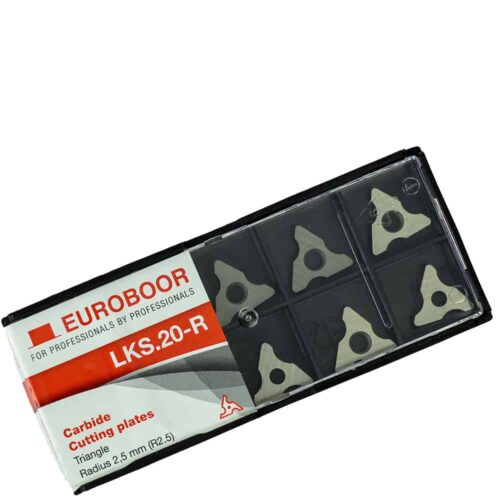 Euroboor Cutting Plates Triangle Radius 2.5mm