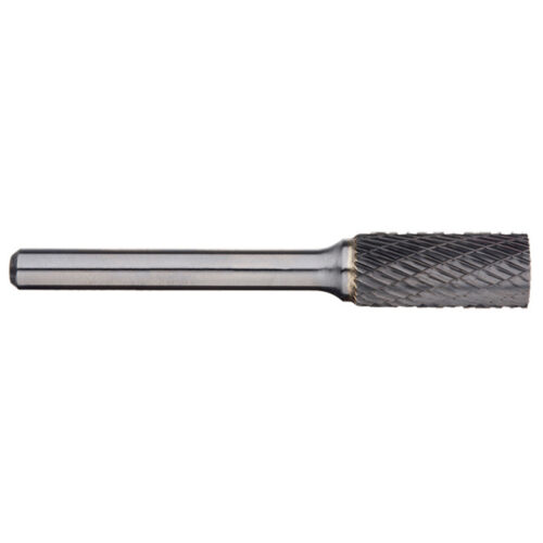 Alpha 3/8″ Cylindrical Carbide Burr – 1/4″ Shank Long Series