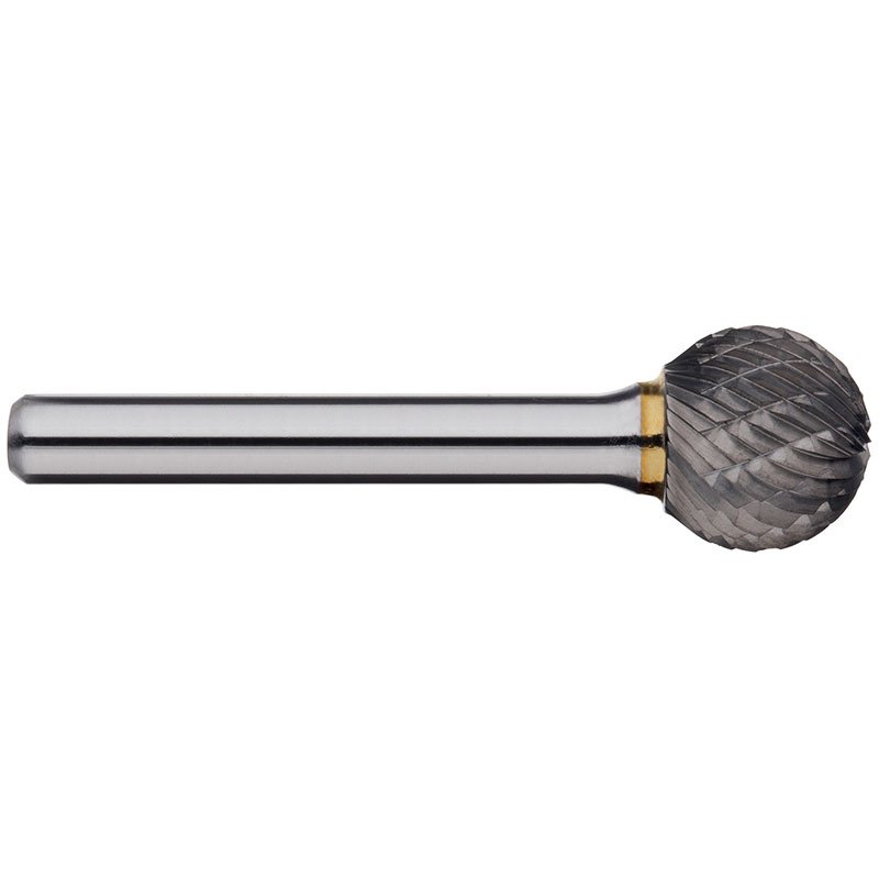 Alpha 5/16" Ball Carbide Burr - 1/4" Shank