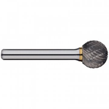 Alpha 12.7mm Ball Carbide Burr - 6mm Shank