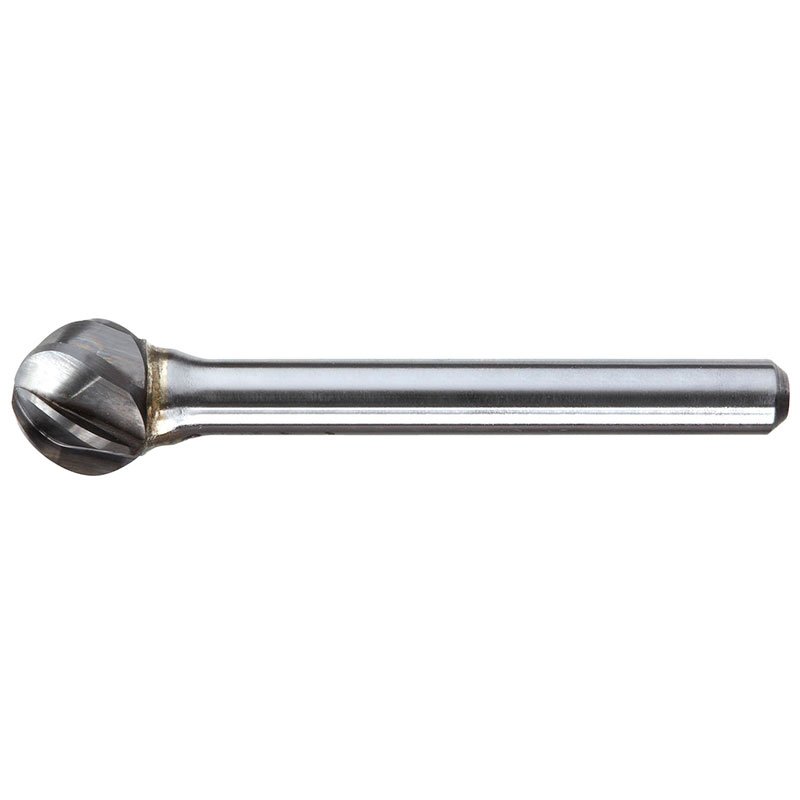 Alpha 5/8" Ball Carbide Burr Aluminium Cut - 1/4" Shank