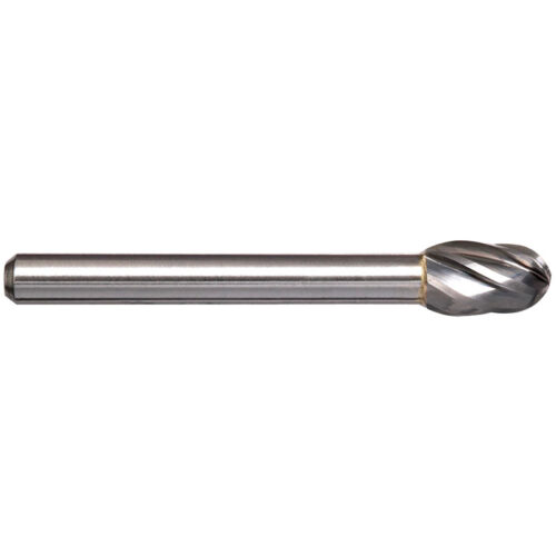 Alpha 3/8“ Oval Carbide Burr Aluminium Cut – 1/4” Shank