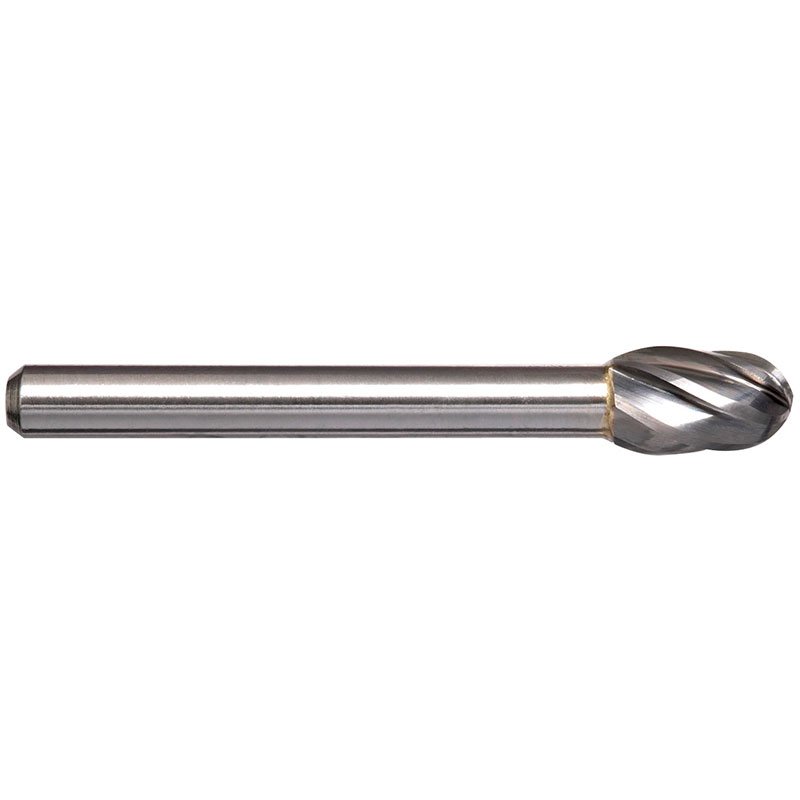 Alpha 3/8“ Oval Carbide Burr Aluminium Cut - 1/4” Shank