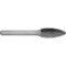 Alpha 3/4“ Flame Carbide Burr - 1/4” Shank