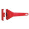 Sterling Red Plastic Scraper with Heavy Duty Blade