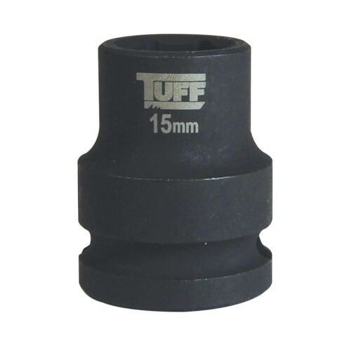 TUFF Impact Socket 15mm x 1/2” Short – 6 Points