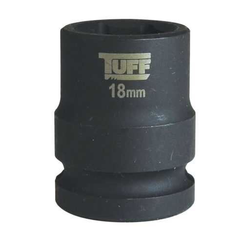 TUFF Impact Socket 18mm x 1/2” Short – 6 Points