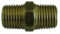 Nipple Taper Brass 1/2 x 1/2