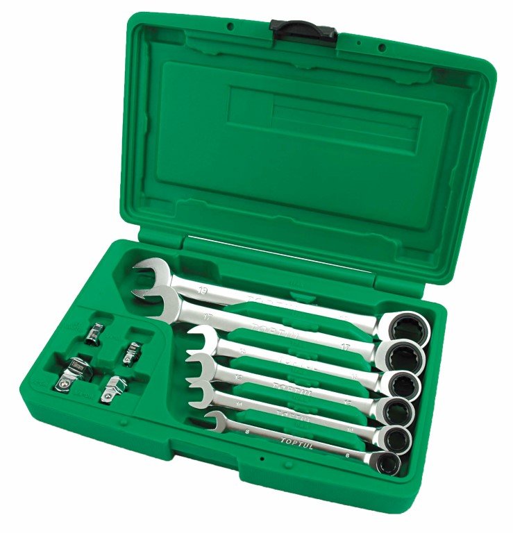 Wrench Geared Set 10pc 8-19mm