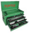 Tool Kit 120pc w/ 6 Drawer GREEN Top Box SAE/MM *IND*
