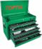 Tool Kit 186pc w/ 9 Drawer GREEN Top Box SAE/MM