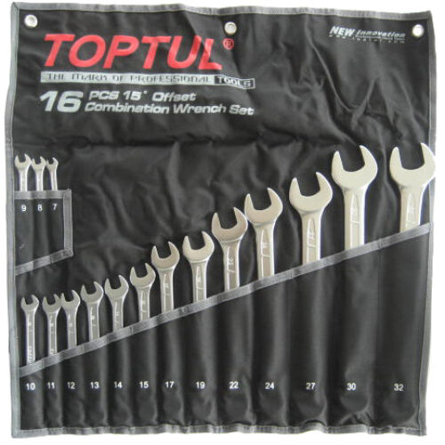 Wrench Comb HD R&OE Set 16pc 7-32mm