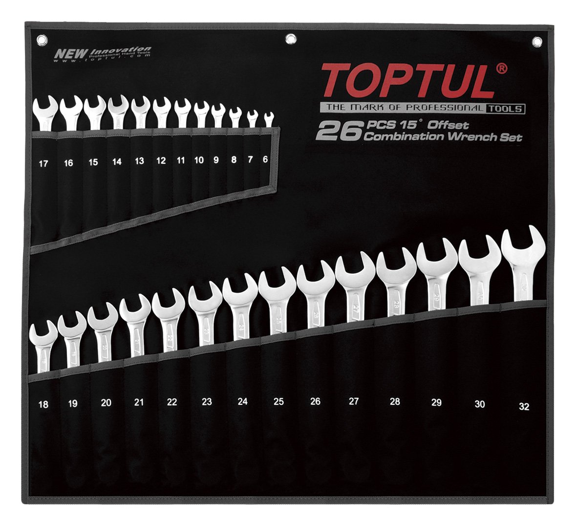 Wrench Comb HD R&OE Set 26pc 6-32mm