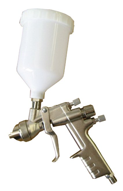 Spray Gun Gravity 3 mm set up for "fillers"