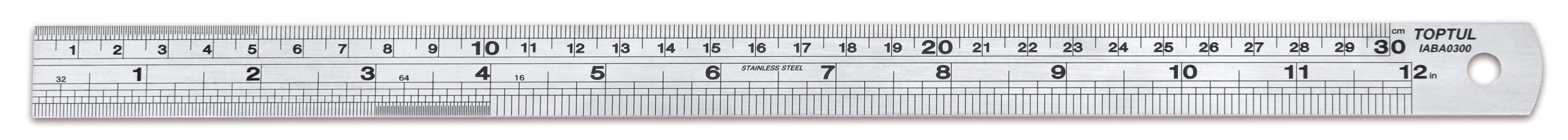 Ruler Stainless Steel 500mm/20"