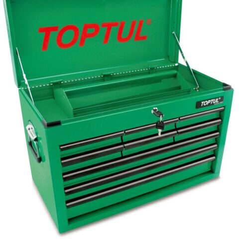 Tool Chest 9 Drawer GREEN Top Box