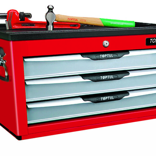 Tool Kit Chest RED 10 Trays Metric