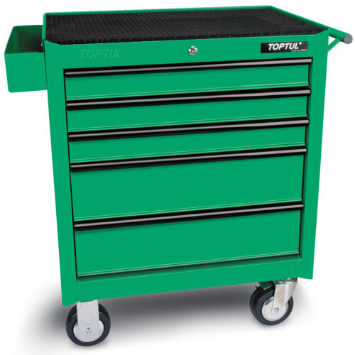 Roll Cabinet 5 Drawer Mobile GREEN LARGE