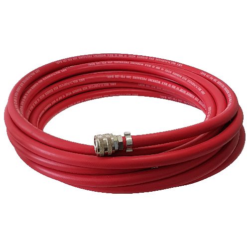 Air Hose Rubber 10mm x 20m ARO style couplers