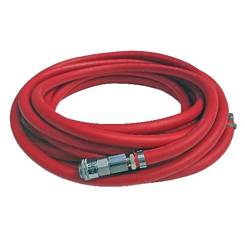 Air Hose Set Rubber 10m x 15 metres with Big Bore fittings