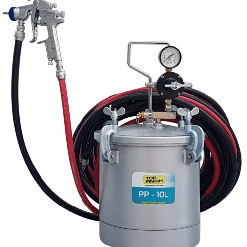 Almax 10L Pressure Pot Kit 10m hoses & S-770 spray gun 1.5mm