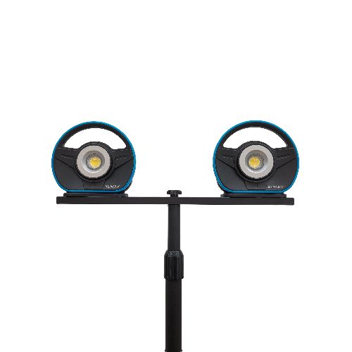 Almax Leopard Cordless LED Work Lights x 2 and stand