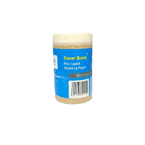Cover Quick® Pre-Taped Masking Paper Refill 18cm x 20m