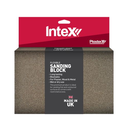 Intex Square Edge Foam Sanding Block – Medium/Fine Grit