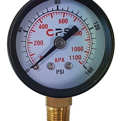 Pressure Gauge 40mm bottom entry 1000kpa 160psi