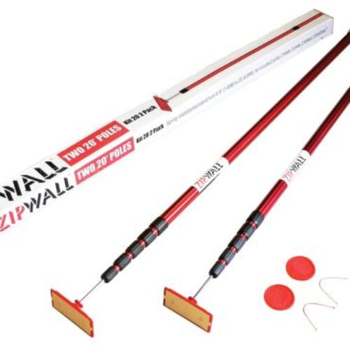ZIPWALL® Super Tall Pole Kit 1.6 – 6.1 metre 2 pack