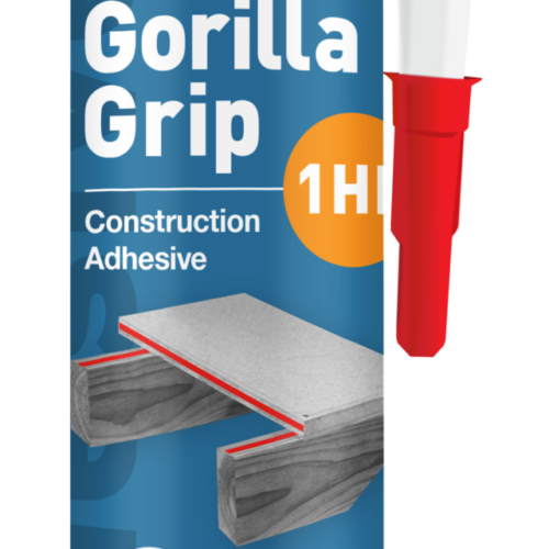 Gorilla Grip 1 Hour Cure Construction Adhesive 310ml 2 Pack